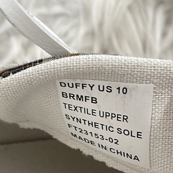 ROCK & CANDY Duffy Plaid Boat Shoes Loafers Size 10 - Picture 9 of 9